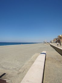 Stunning but deserted beach in Cabo de Gata National Park near Almeria, Spain