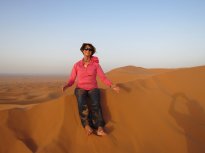 In the dunes of the Sahara and on top of the world!!!!