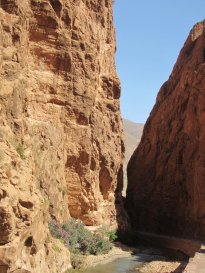 One of the many narrow and beautiful gorges we passed through