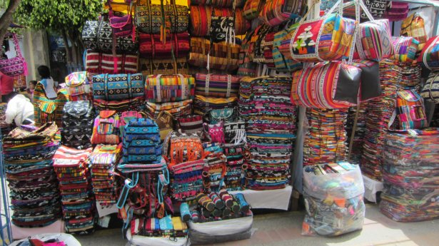 Colourful Otavalo market