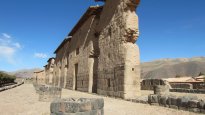 unique Inca ruin on the way to Puno