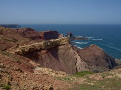 We walked very close to the edge of sheer drop-offs...