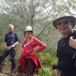 Hiking with John Keo and Pippa in the hills above Nerja