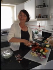 Happy in the kitchen