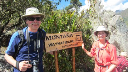 We made it to the top of Huayna Picchu