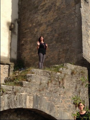 Climbing the town walls (or what's left of them)