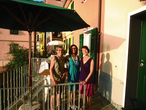 The girls ready for a night out for dinner