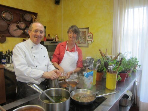 Cooking with Chef Paolo